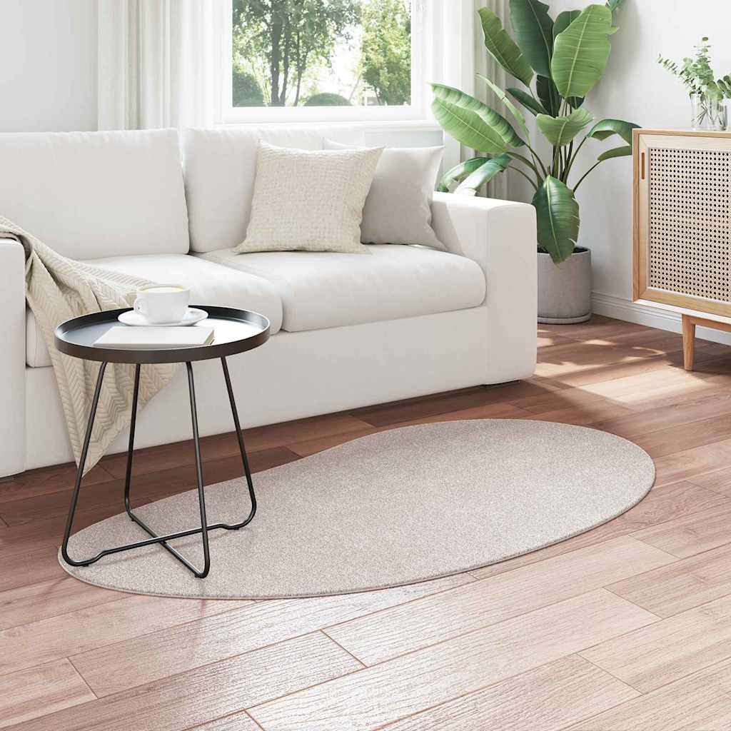 vidaXL Χαλιά χώρου HUARTE Άμμος 80 x 150 cm Πολυεστέρας