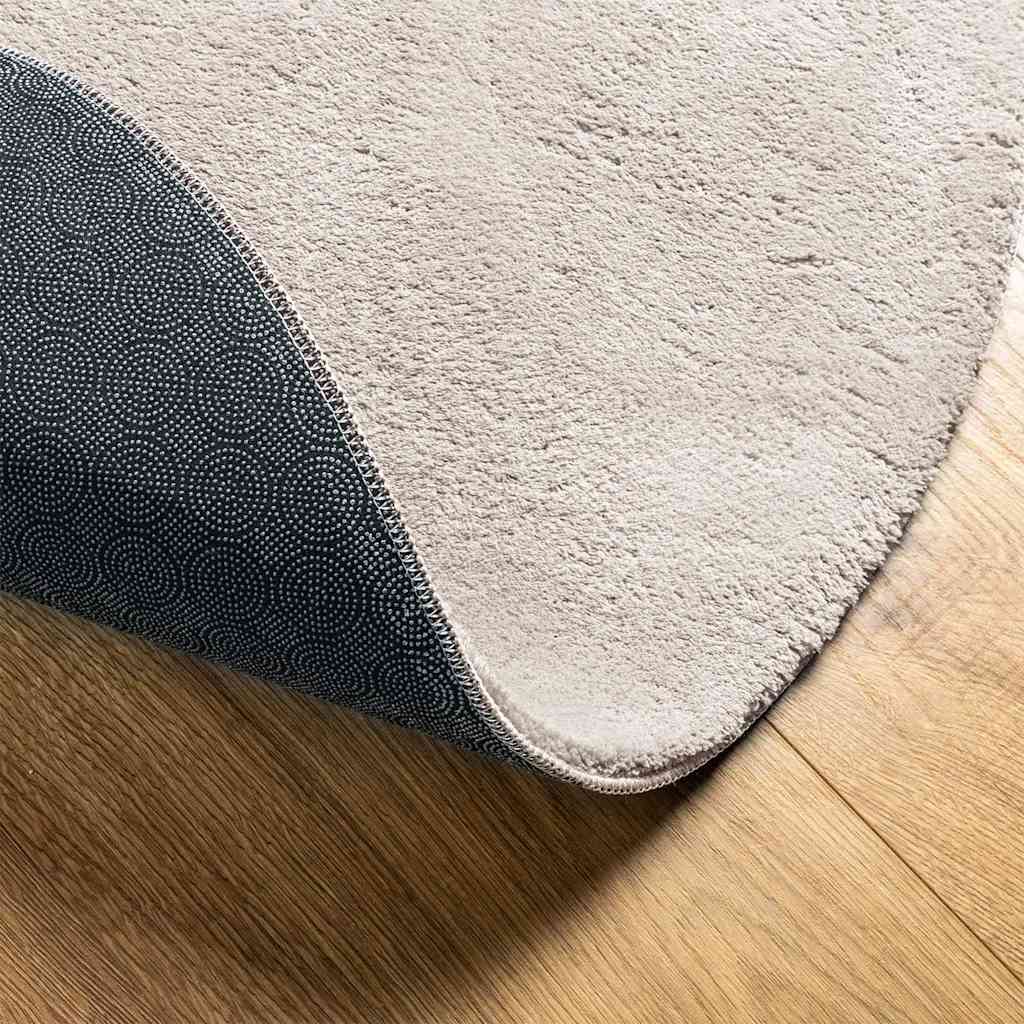 vidaXL Χαλιά χώρου HUARTE Άμμος 120 x 170 cm Πολυεστέρας