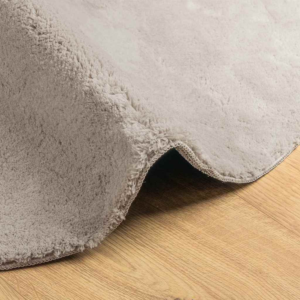 vidaXL Χαλιά χώρου HUARTE Άμμος 120 x 170 cm Πολυεστέρας