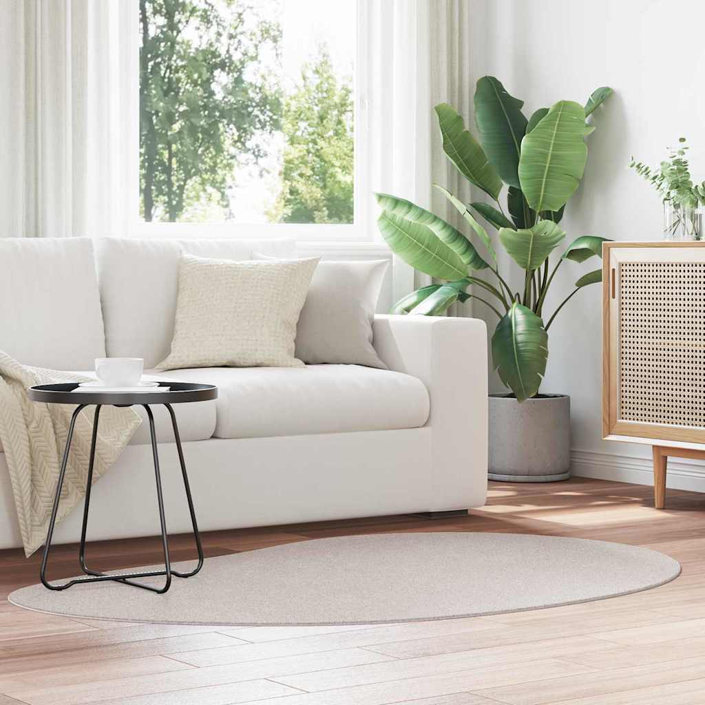 vidaXL Χαλιά χώρου HUARTE Άμμος 120 x 170 cm Πολυεστέρας