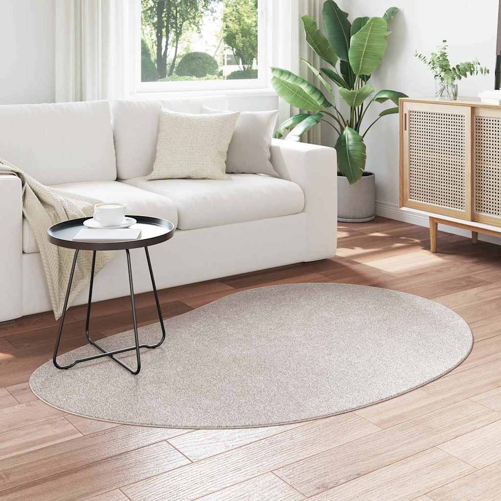 vidaXL Χαλιά χώρου HUARTE Άμμος 120 x 170 cm Πολυεστέρας