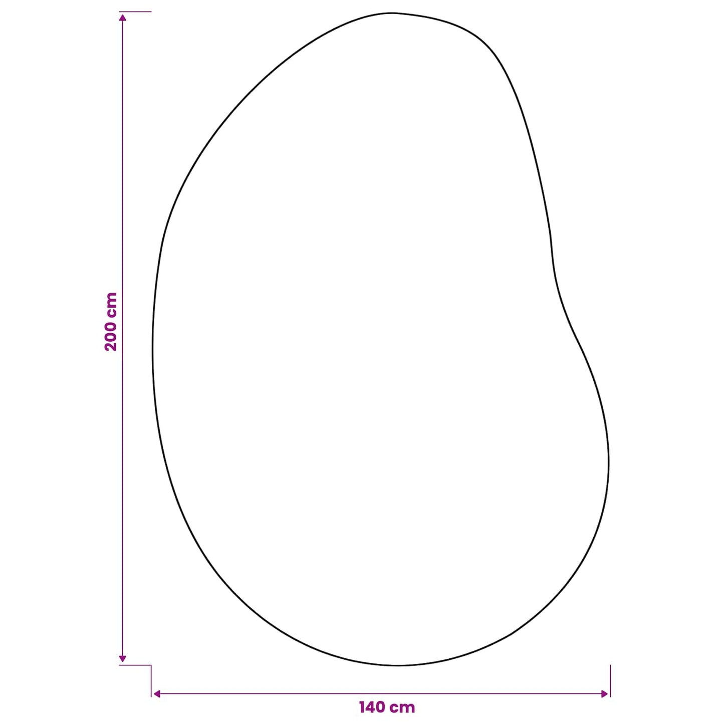 vidaXL Χαλιά χώρου HUARTE Άμμος 140 x 200 cm Πολυεστέρας