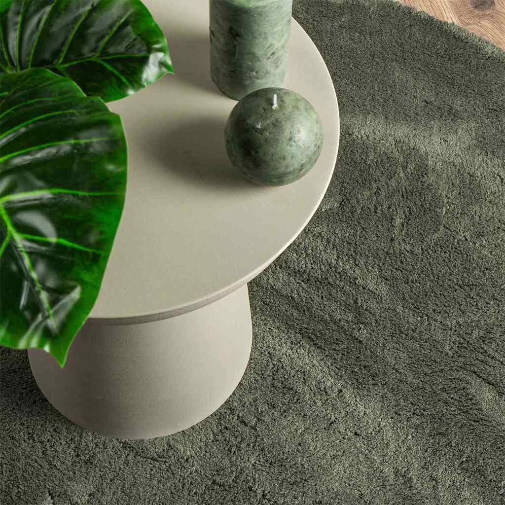 vidaXL Χαλί HUARTE Δασικό Πράσινο 120 x 170 cm Πολυεστέρας