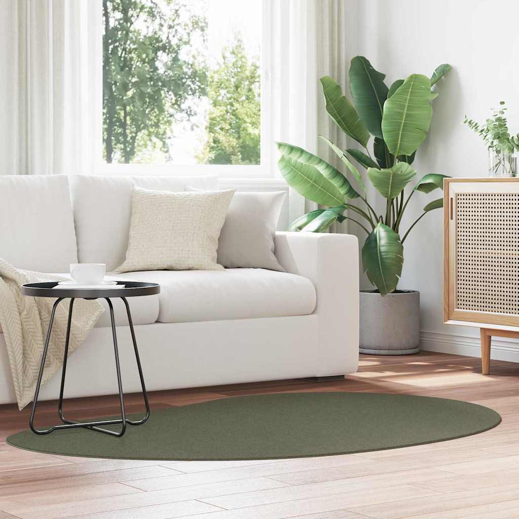 vidaXL Χαλί HUARTE Δασικό Πράσινο 120 x 170 cm Πολυεστέρας