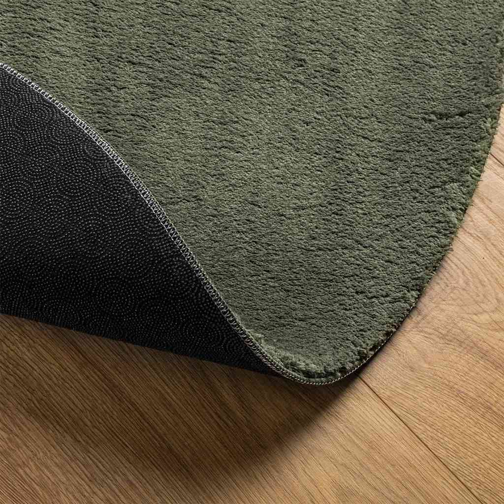 vidaXL Χαλί HUARTE Δασικό Πράσινο 160 x 230 cm Πολυεστέρας