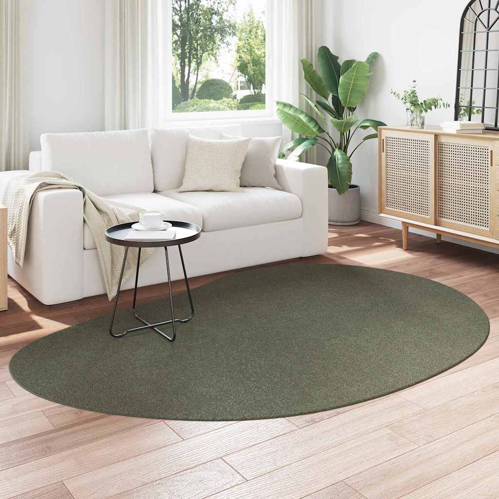 vidaXL Χαλί HUARTE Δασικό Πράσινο 160 x 230 cm Πολυεστέρας