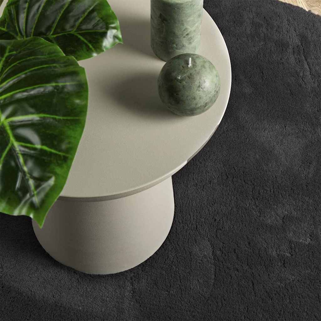 vidaXL Χαλί Μαύρο 140 x 200 cm Πολυεστέρας