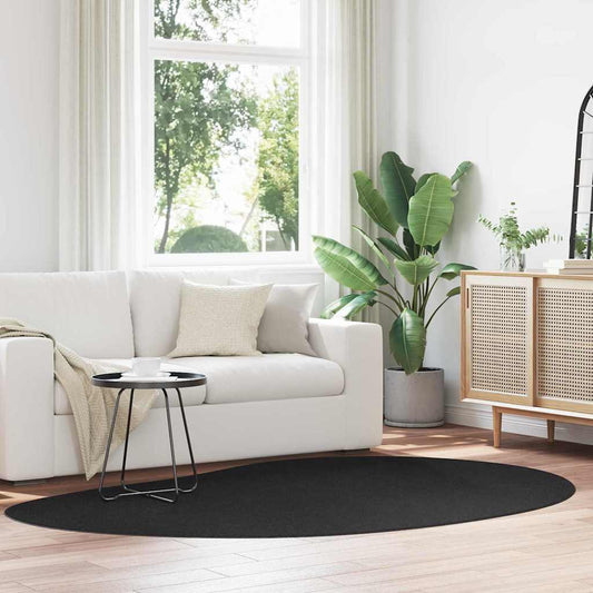 vidaXL Χαλί HUARTE Μαύρο 160 x 230 cm Πολυεστέρας