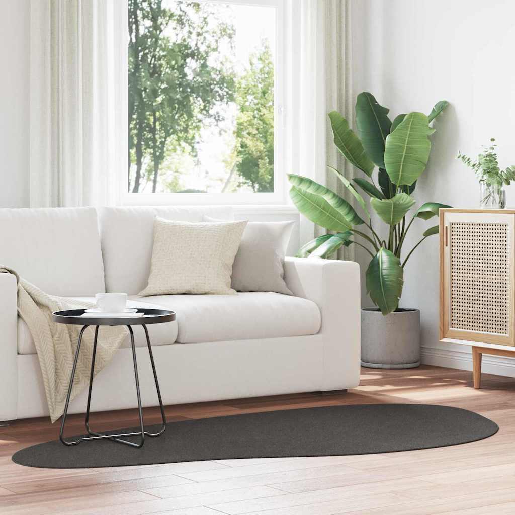 vidaXL Χαλιά χώρου HUARTE Ανθρακί 100 x 200 cm Πολυεστέρας