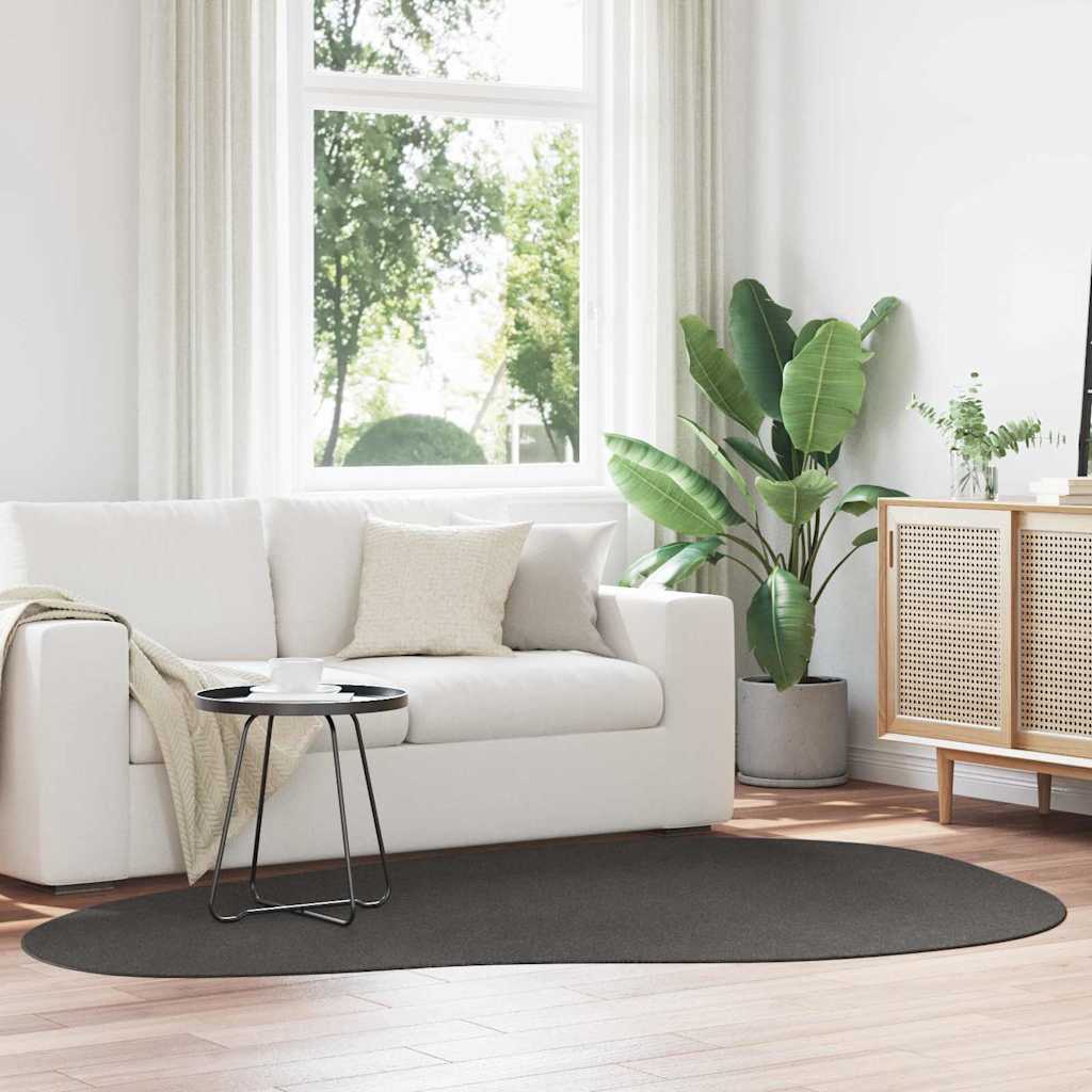 vidaXL Χαλί HUARTE Ανθρακί 160 x 230 cm Πολυεστέρας