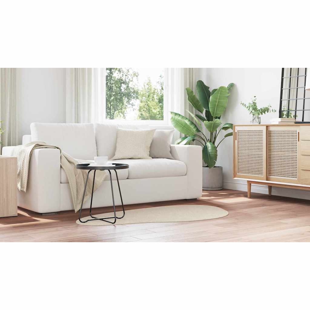 vidaXL Χαλιά χώρου HUARTE Μπεζ 80 x 150 cm Πολυεστέρας