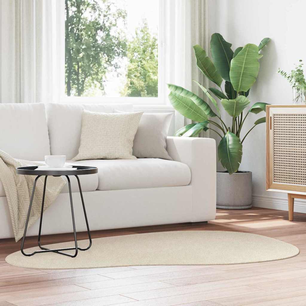 vidaXL Χαλί HUARTE Μπεζ 120 x 170 cm Πολυεστέρας
