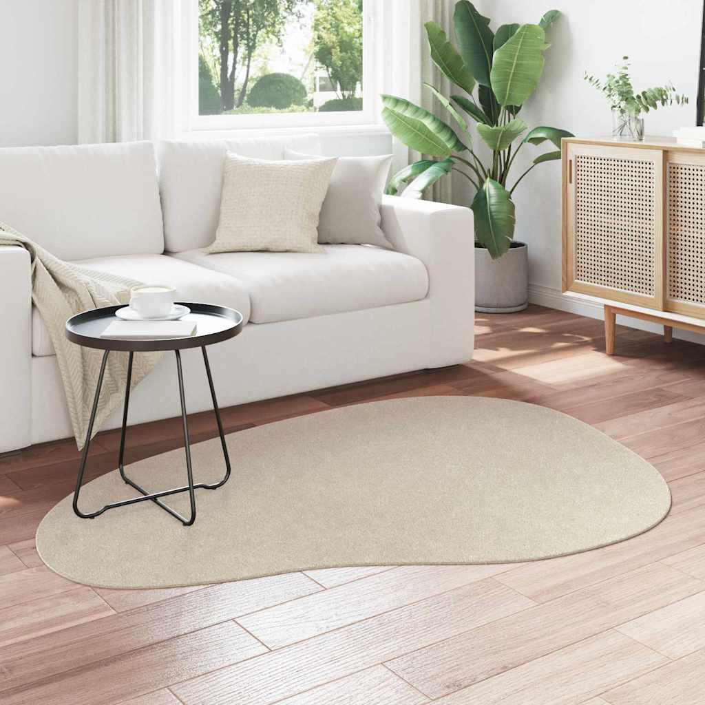 vidaXL Χαλί HUARTE Μπεζ 120 x 170 cm Πολυεστέρας