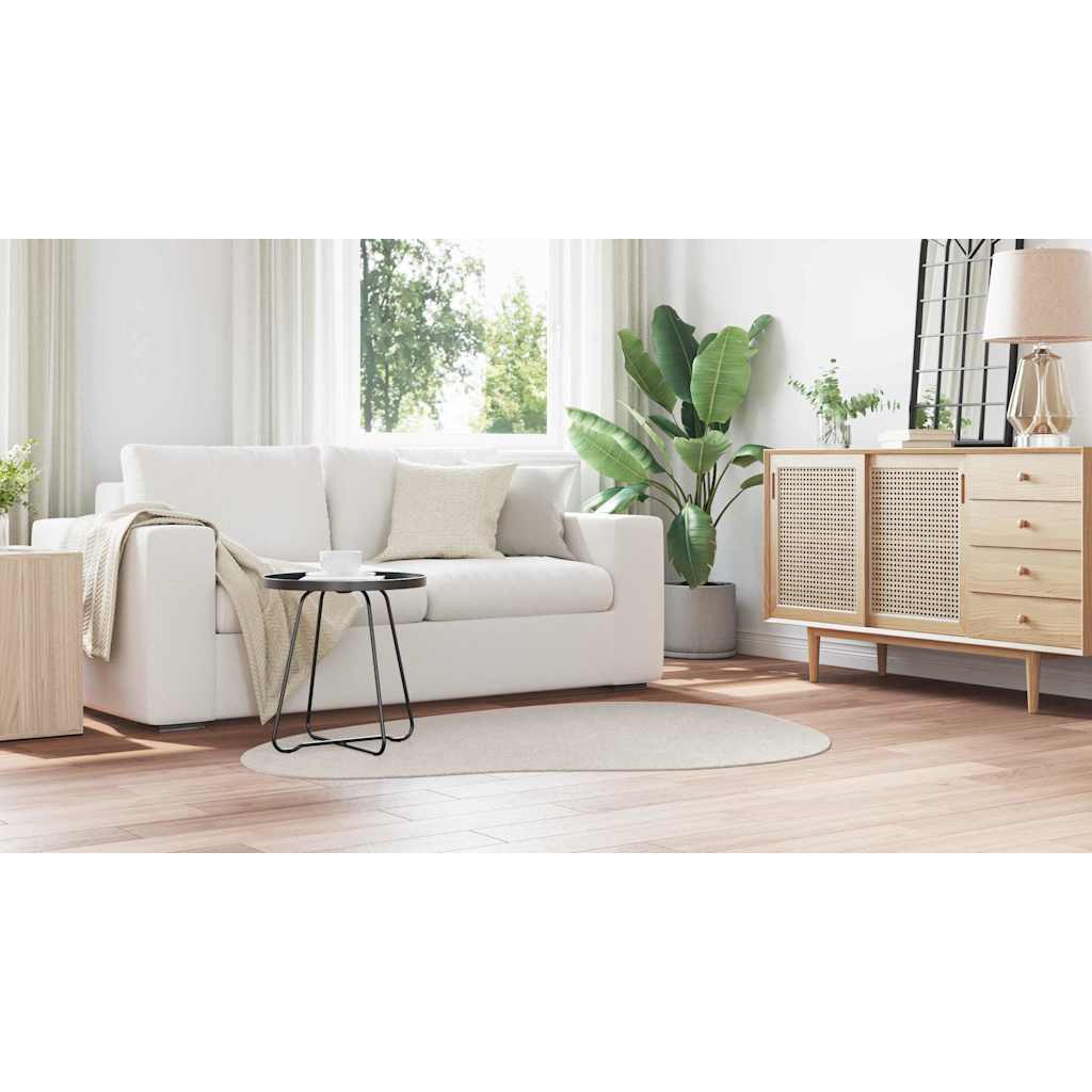 vidaXL Χαλιά χώρου HUARTE Άμμος 120 x 170 cm Πολυεστέρας