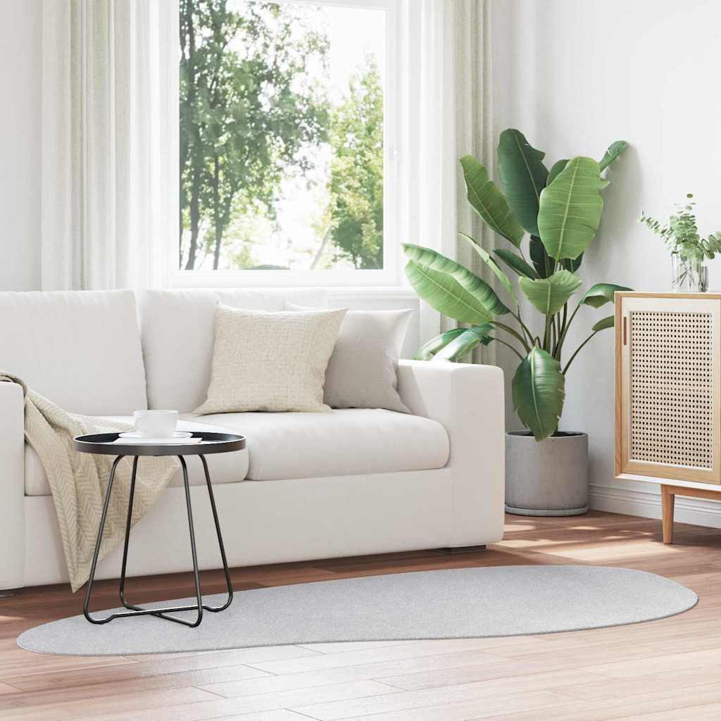 vidaXL Χαλί HUARTE Γκρι 100 x 200 cm Πολυεστέρας