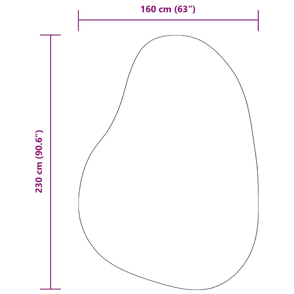 vidaXL Χαλιά χώρου HUARTE Μαύρο 160 x 230 cm Πολυεστέρας