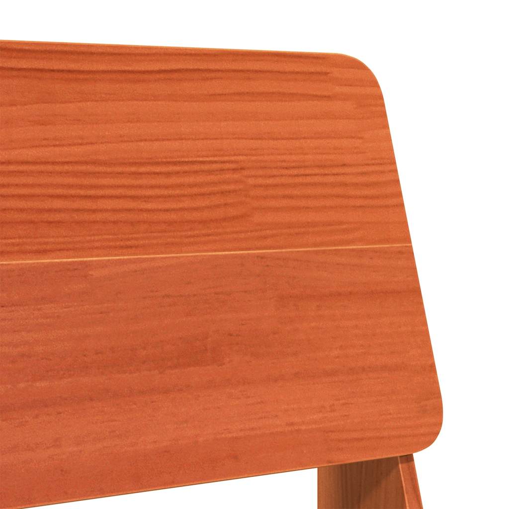 vidaXL Καρέκλες κήπου 2 τεμάχια Κερί καφέ 60x64x70,5 cm