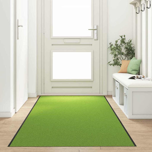 vidaXL Χαλάκι Εξώπορτας Πράσινο και Μαύρο 120 x 400 cm 100% Πολυαμίδιο