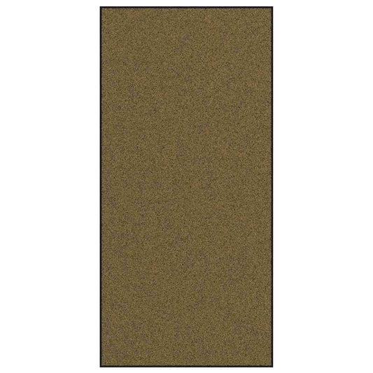 vidaXL Χαλάκι Εξώπορτας Καφέ και Μαύρο 120 x 250 cm Πολυαμίδιο και PVC