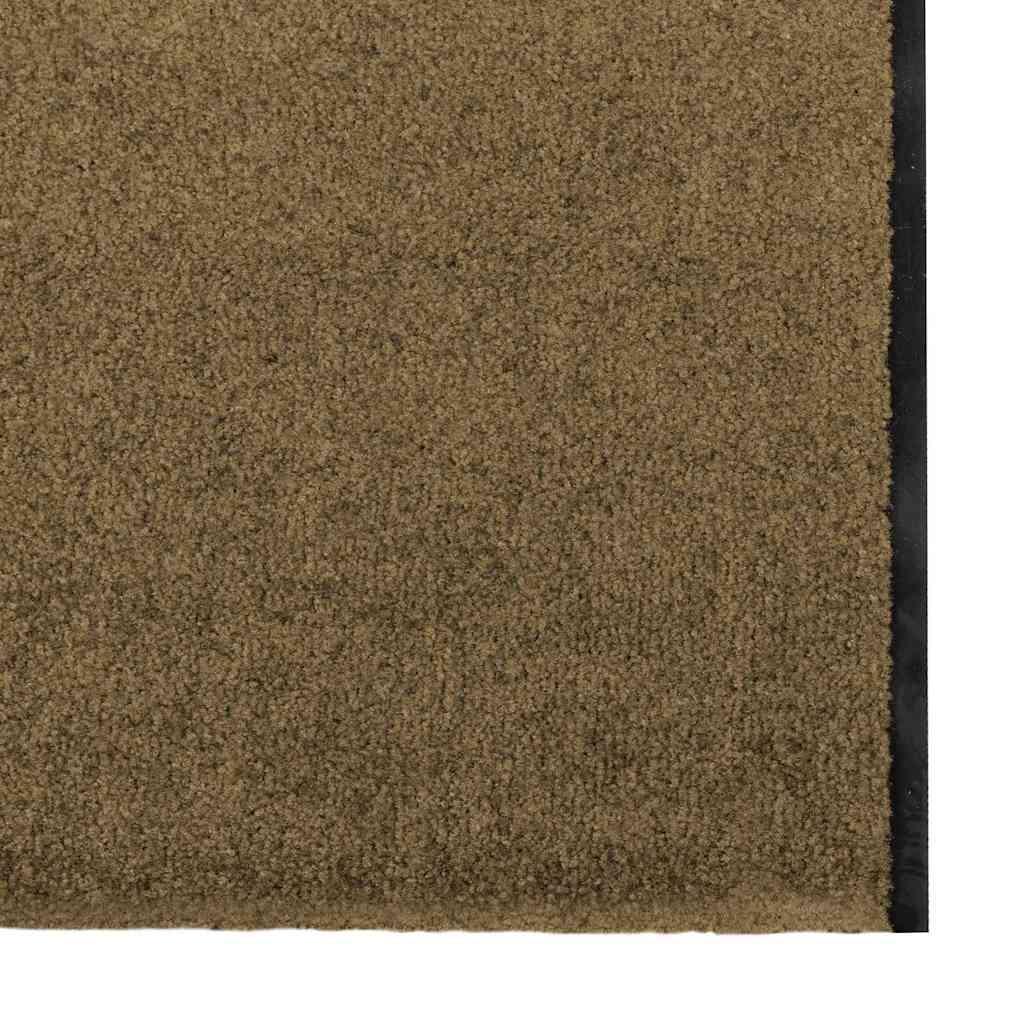 vidaXL Χαλάκι Εξώπορτας Καφέ και Μαύρο 120 x 400 cm 100% Πολυαμίδιο