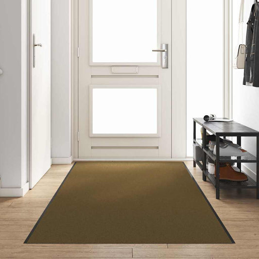 vidaXL Χαλάκι Εξώπορτας Καφέ και Μαύρο 120 x 400 cm 100% Πολυαμίδιο