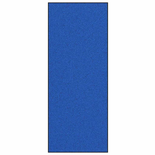 vidaXL Χαλάκι Εξώπορτας Μπλε και Μαύρο 120 x 300 cm Πολυαμίδιο και PVC