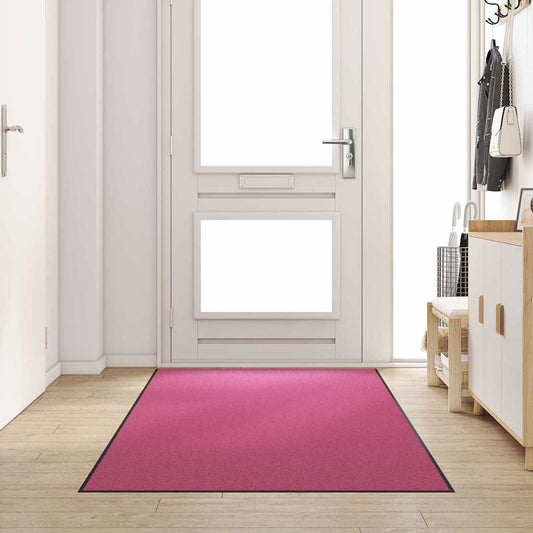 vidaXL Χαλάκι Εξώπορτας Ροζ και Μαύρο 120 x 300 cm 100% Πολυαμίδιο