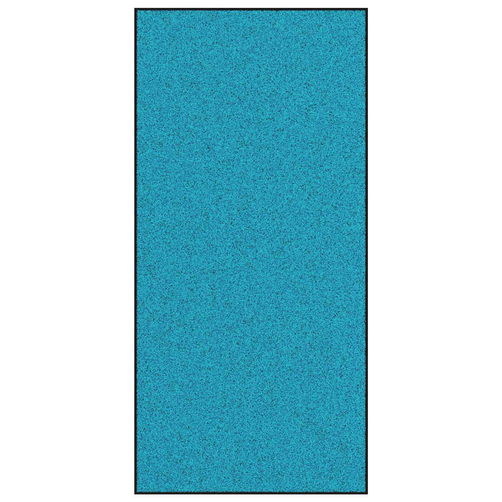 πατάκι πόρτας vidaXL πλενόμενο σε μπλε 120x250 εκ.