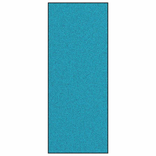 vidaXL Χαλάκι Εξώπορτας Κυανί και Μαύρο 120 x 300 cm