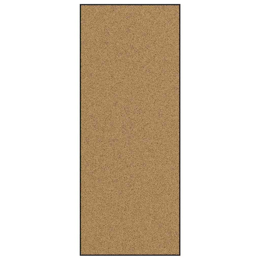 vidaXL Χαλάκι Εξώπορτας Κρέμα και Μαύρο 120 x 300 cm