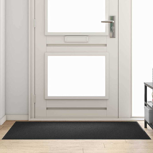 vidaXL Χαλάκι Εξώπορτας Μαύρο 90 x 150 cm 100% Πολυαμίδιο