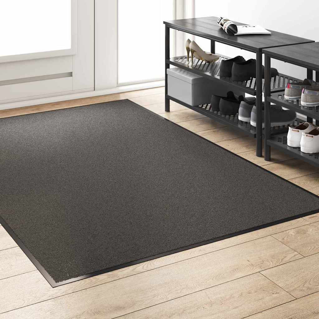 vidaXL Χαλάκι Εξώπορτας Ανθρακί και Μαύρο 120 x 180 cm 100% Πολυαμίδιο