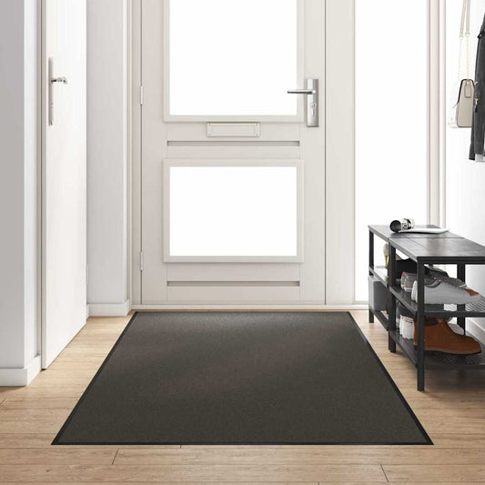 vidaXL Χαλάκι Εξώπορτας Ανθρακί και Μαύρο 120 x 250 cm 100% Πολυαμίδιο