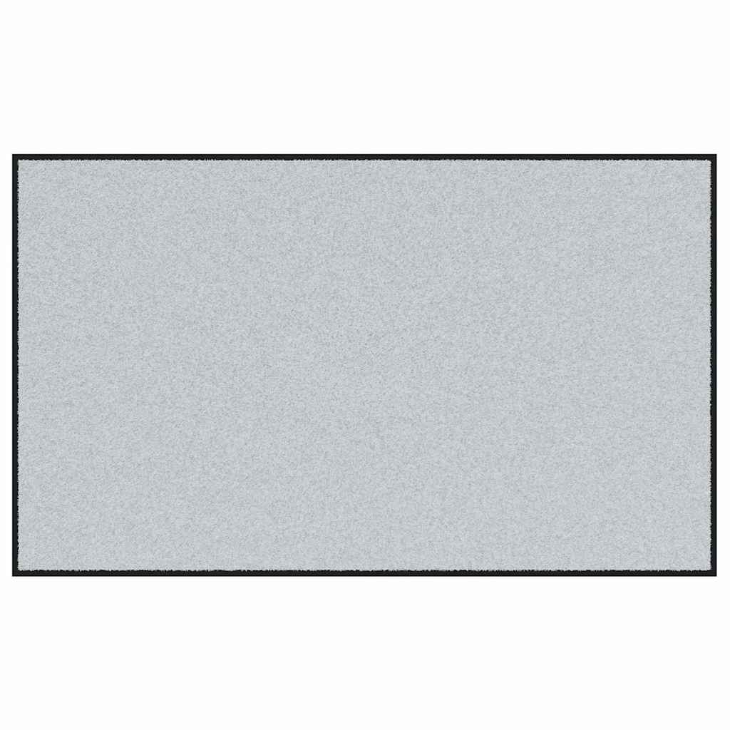 vidaXL Χαλάκι Εξώπορτας Άλλο Γκρι και Μαύρο 90 x 150 cm