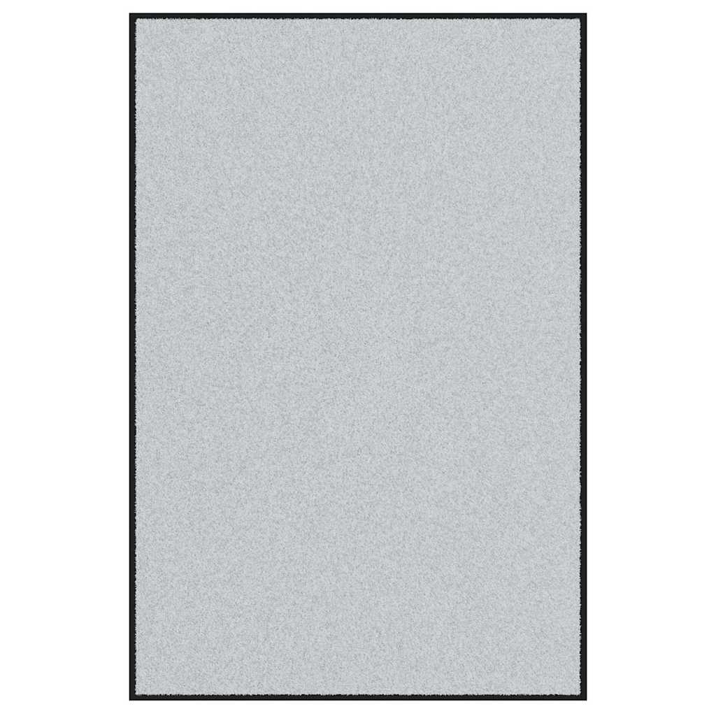 vidaXL Χαλάκι Εξώπορτας Γκρι και Μαύρο 120 x 180 cm 100% Πολυαμίδιο