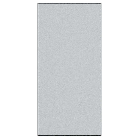 vidaXL Χαλάκι Εξώπορτας Γκρι και Μαύρο 120 x 250 cm