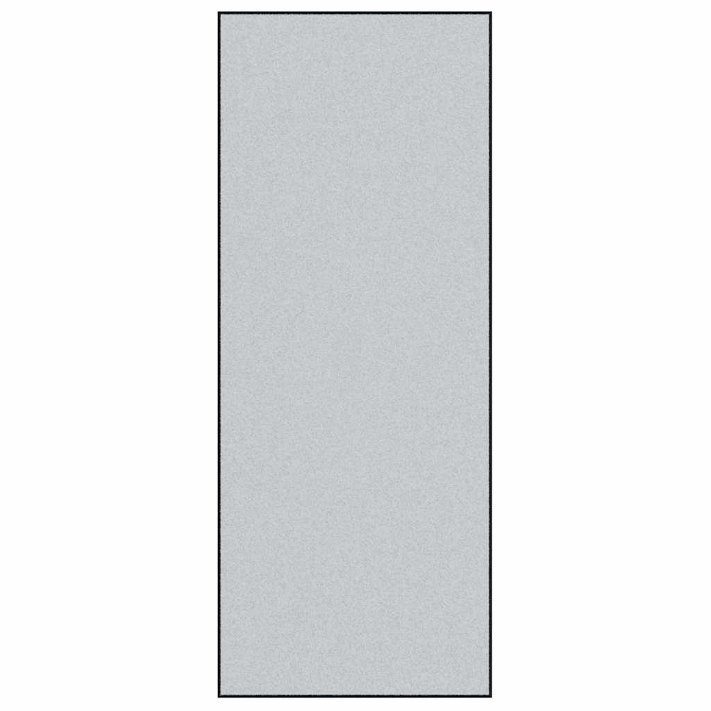 vidaXL Χαλάκι Εξώπορτας Γκρι και Μαύρο 120 x 300 cm