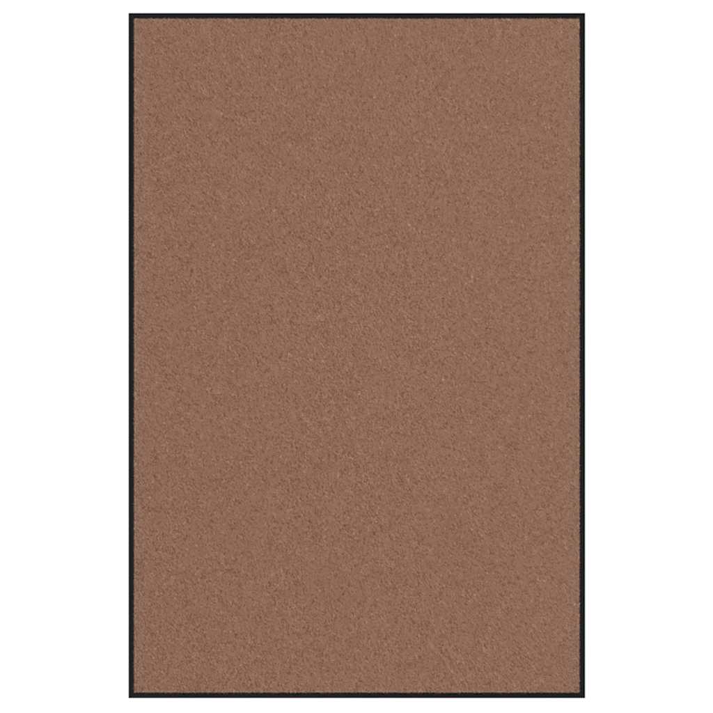 vidaXL Χαλάκι Εξώπορτας Καφέ και Μαύρο 120 x 180 cm