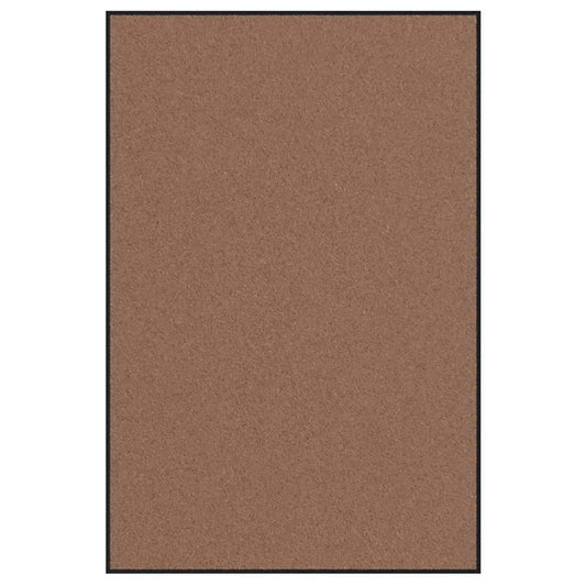 vidaXL Χαλάκι Εξώπορτας Καφέ και Μαύρο 120 x 180 cm