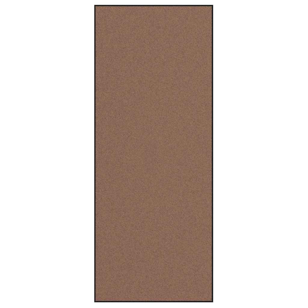 vidaXL Χαλάκι Εξώπορτας Καφέ και Μαύρο 120 x 300 cm