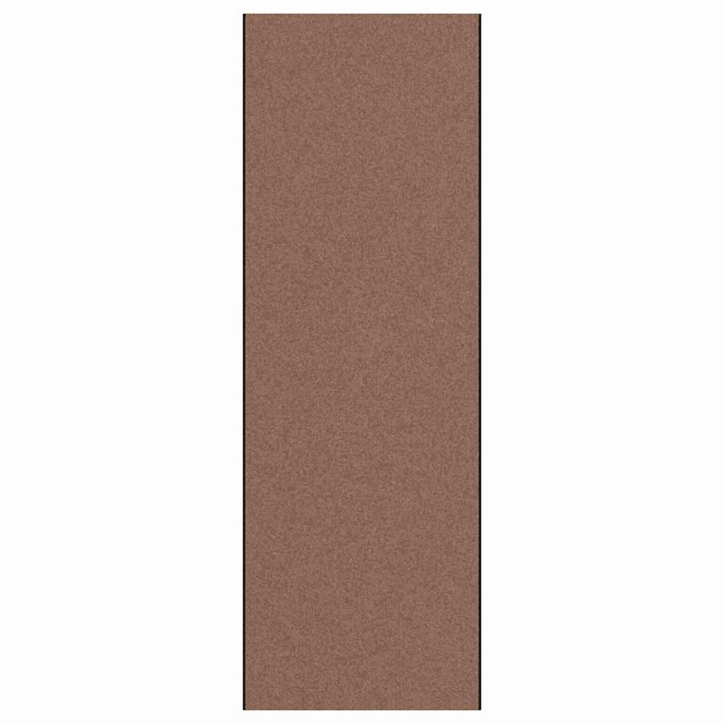 vidaXL Χαλάκι Εξώπορτας Άλλο Καφέ και Μαύρο 120 x 350 εκ