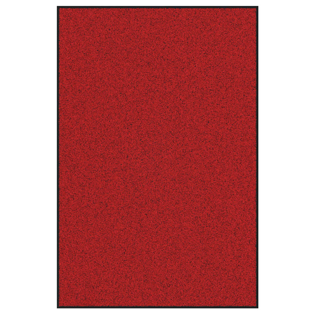 vidaXL Πατάκι πόρτας Ορθογώνιο Κόκκινο 120x180 εκ