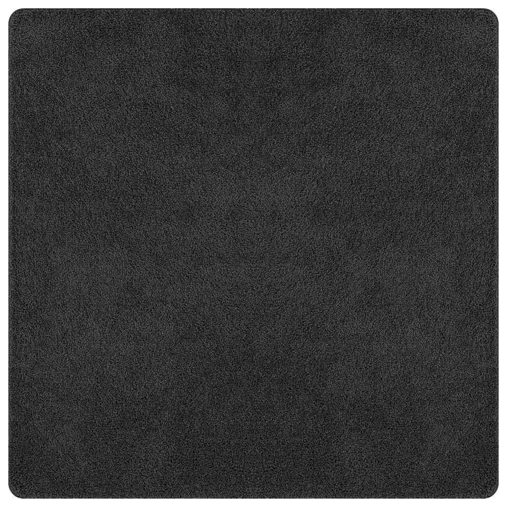 vidaXL Χαλί Σκούρο γκρι 200 x 200 cm Πολυπροπυλένιο
