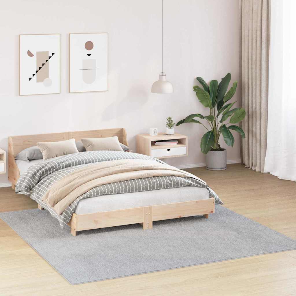 vidaXL Χαλί Γκρι 200 x 200 cm Πολυπροπυλένιο