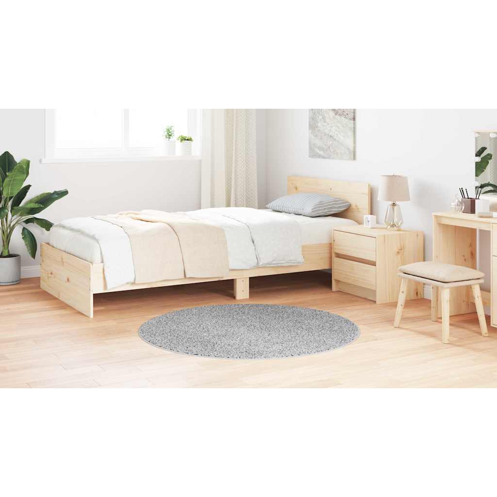 vidaXL Χαλί Γκρι 120 x 120 cm Πολυπροπυλένιο