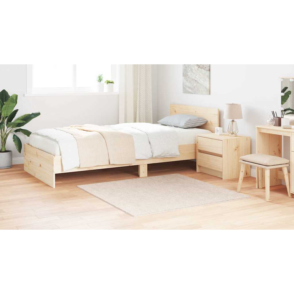 vidaXL Χαλί Κρεμ 120 x 120 cm Πολυπροπυλένιο