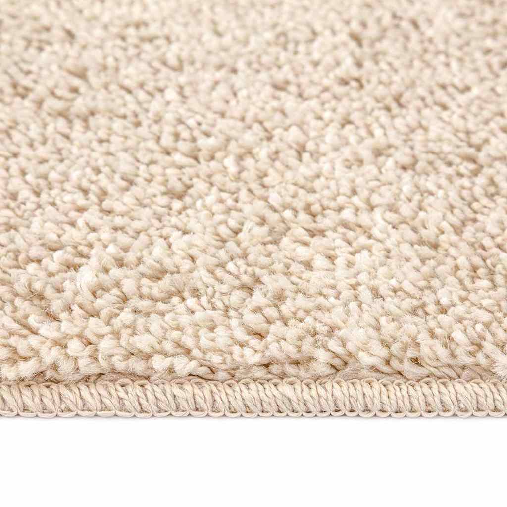 vidaXL Αντιολισθητικό Σαγκί Χαλάκι Κρεμ 240 x 340 εκ. PP