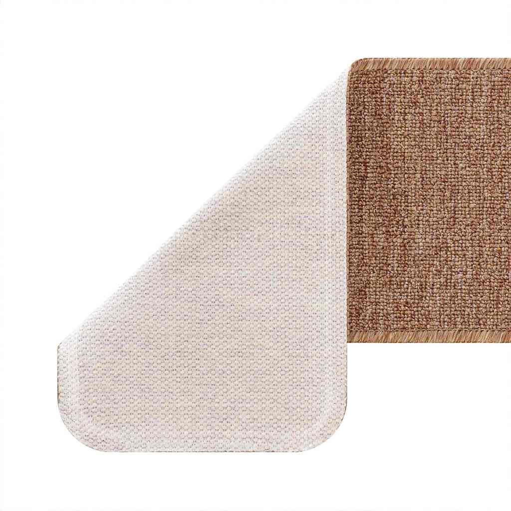 vidaXL Χαλιά Σκαλοπατιών Αντιολισθητικά 15 pcs Κίτρινο 75 x 20 cm PP