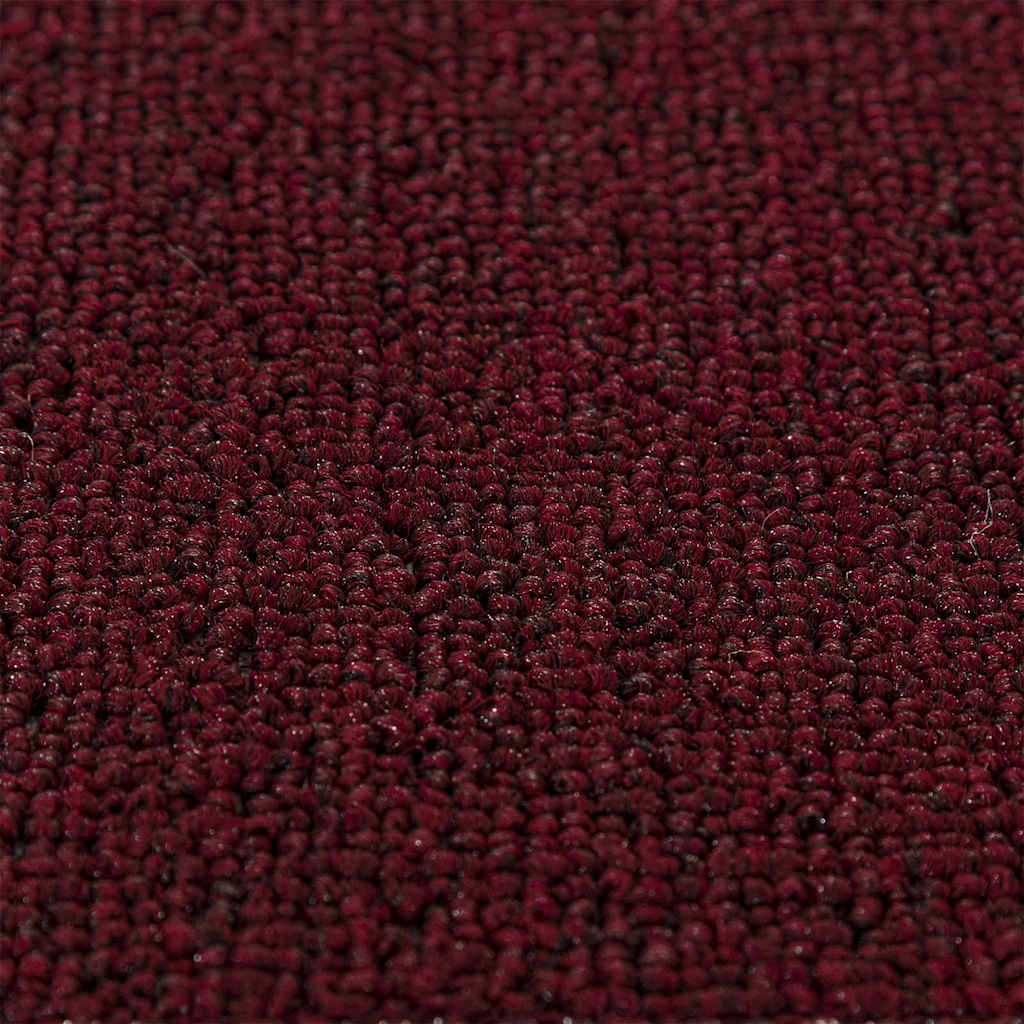 vidaXL Χαλιά Σκαλοπατιών Αντιολισθητικά 15 pcs Μπορντό 75 x 20 cm PP