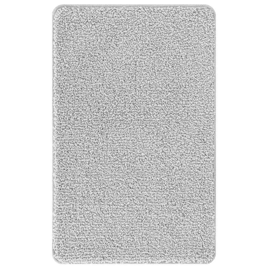 vidaXL Αντιολισθητικό μαξιλάρι μπάνιου Γκρι 50 x 80 cm PP